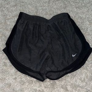 item: Nike athletic shorts 
size: small 
color: black/grey